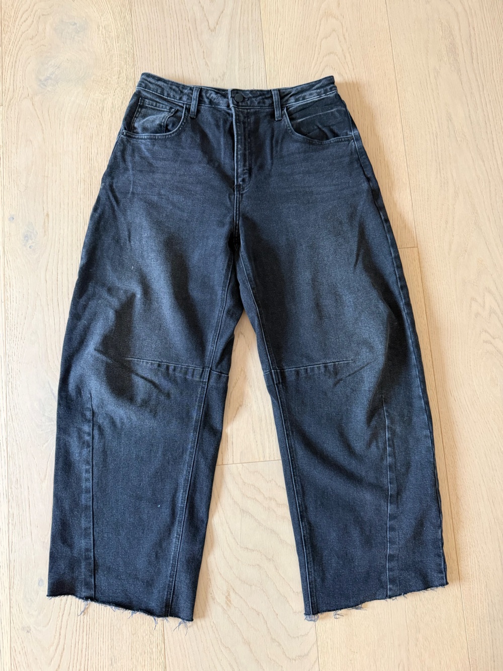 Just Black Denim The Seamed Barrell Jeans Women 27 washed black - Picture 4 of 10